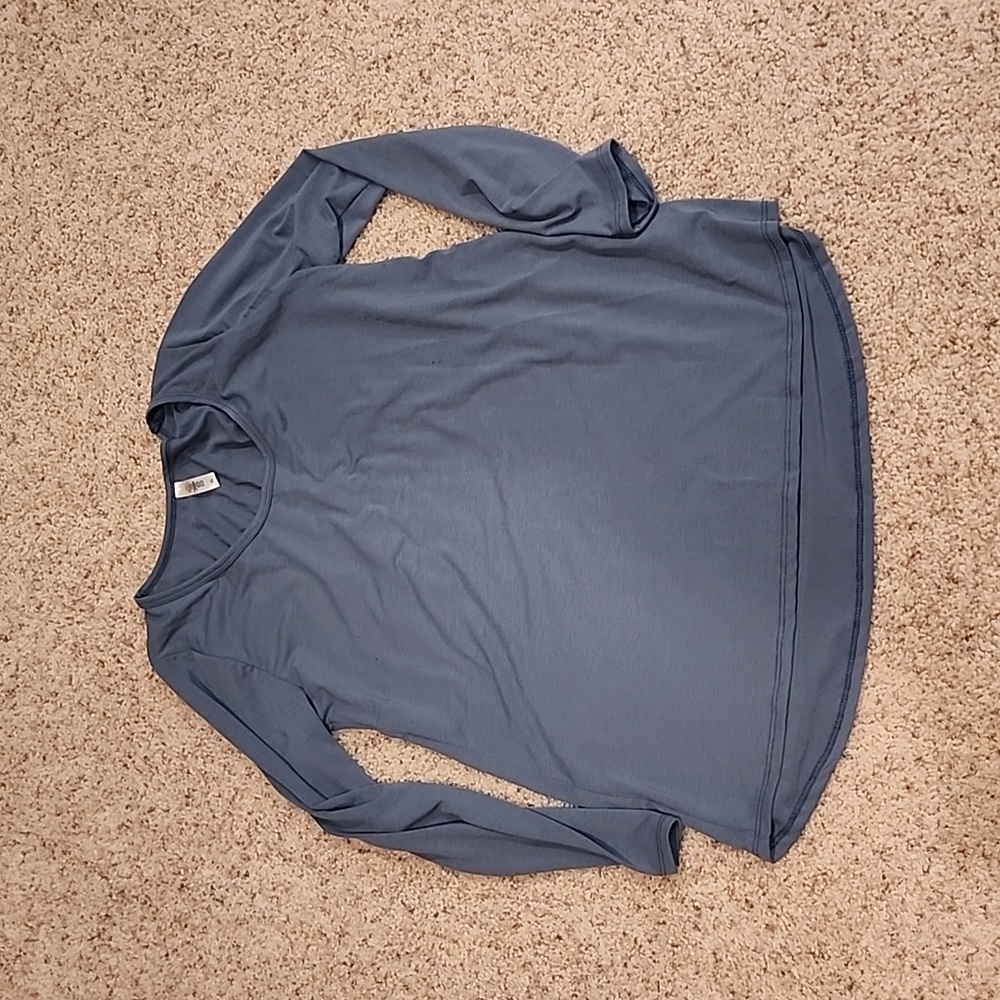 Slate Blue High Low Top